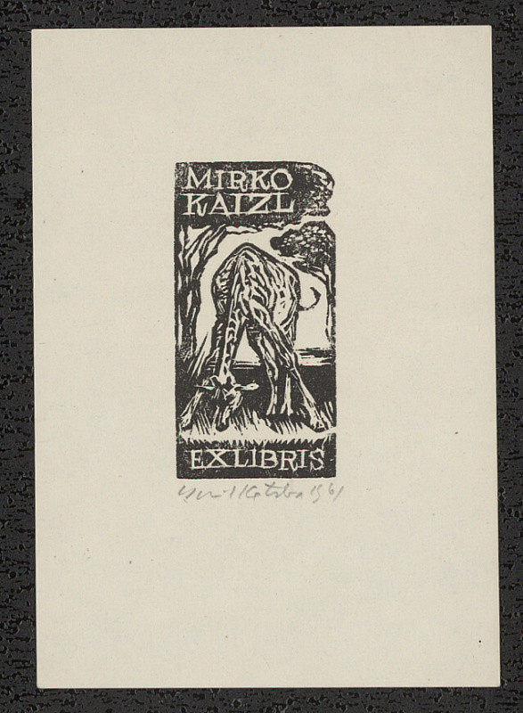 Emil Kotrba – Ex libris Mirko Kaizl 