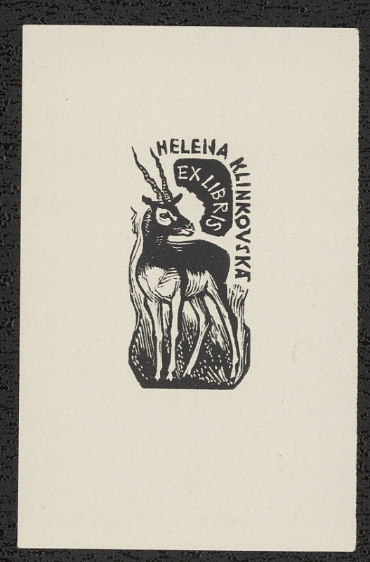 Emil Kotrba – Helena Klinkovská Ex libris 