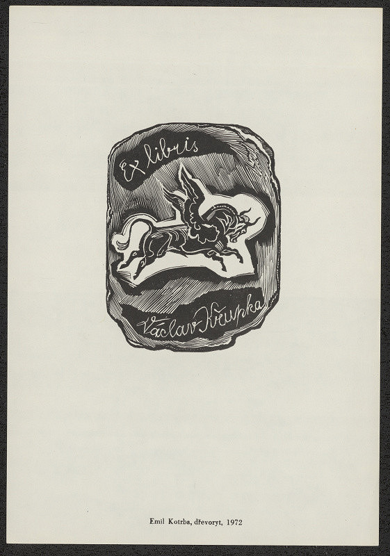 Emil Kotrba – Ex libris Václav Křupka 