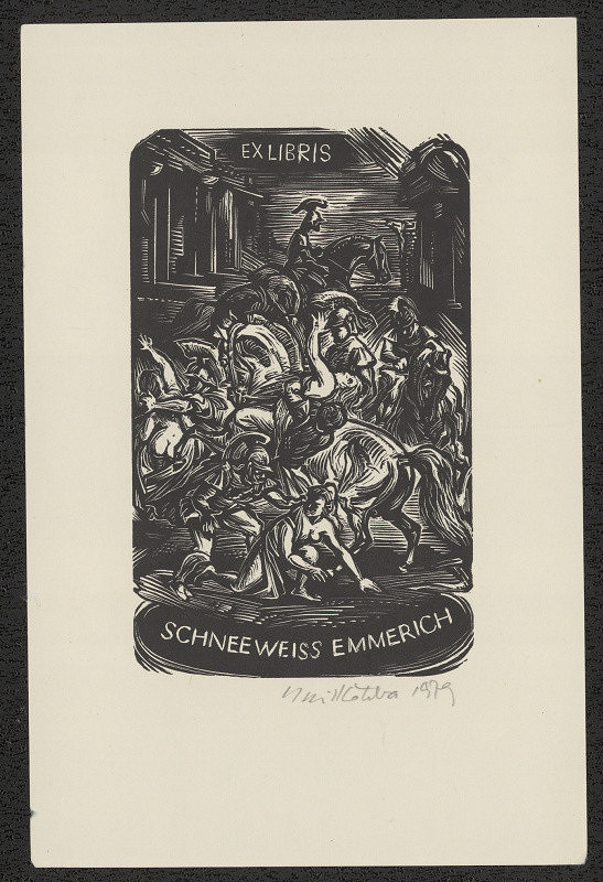 Emil Kotrba – Ex libris Schneeweiss Emmerich 