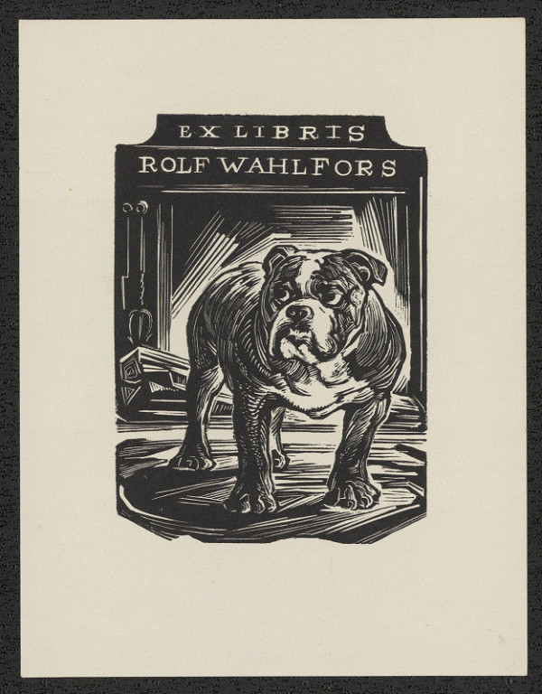 Emil Kotrba – Ex libris Rolf Wahlfors 