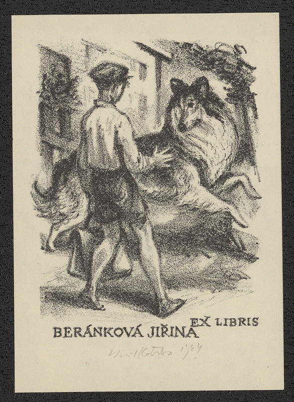 Emil Kotrba – Beránkvá Jiřina Ex libris 