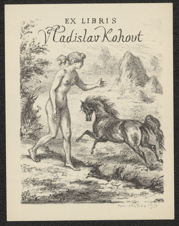 Emil Kotrba – Ex libris Vladislav Kohout 