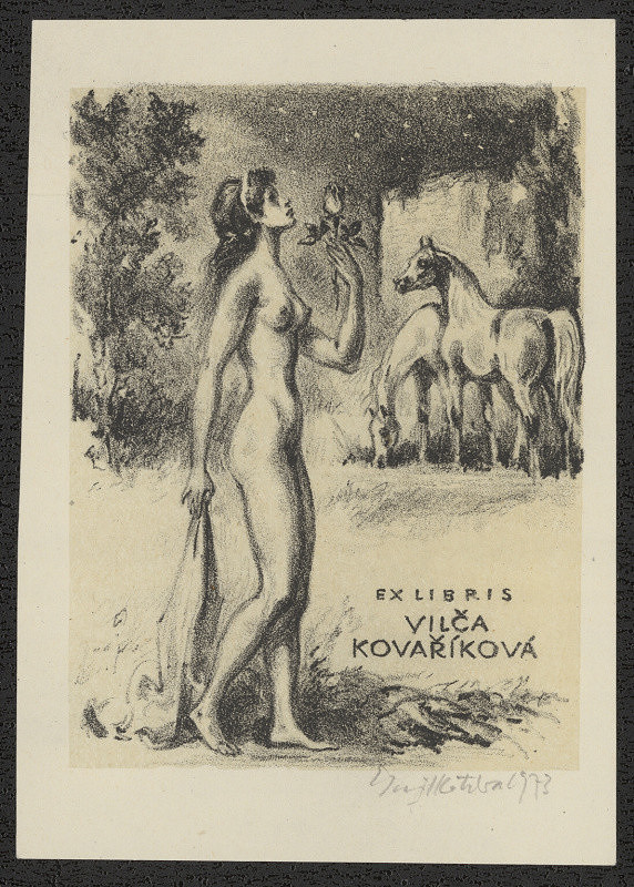 Emil Kotrba – Ex libris Vilča Kovaříková 