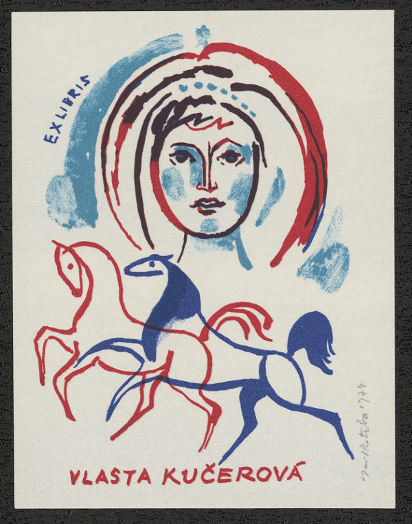 Emil Kotrba – Ex libris Vlasta Kučerová 