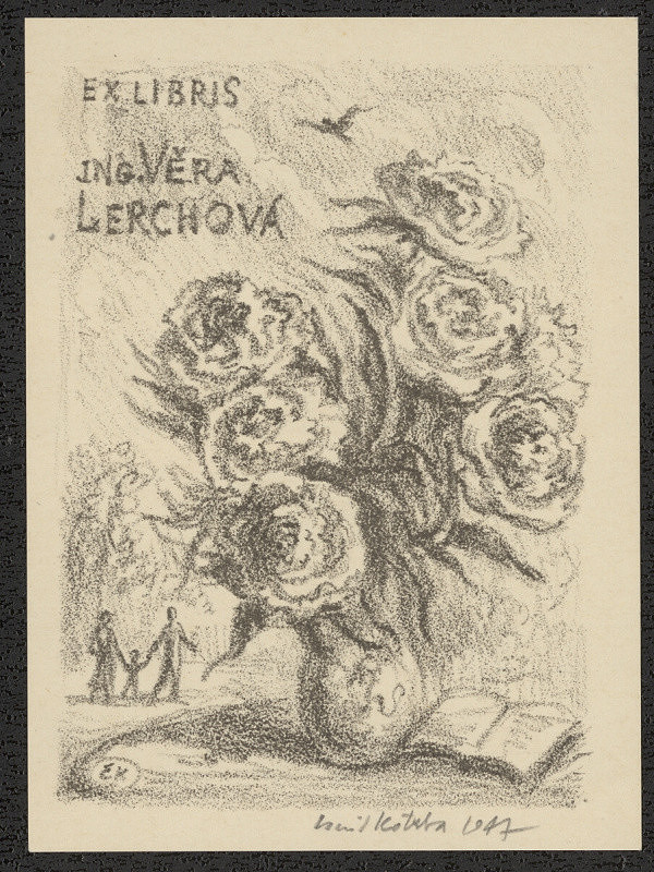 Emil Kotrba – Ex libris Ing. Věra Lerchová 