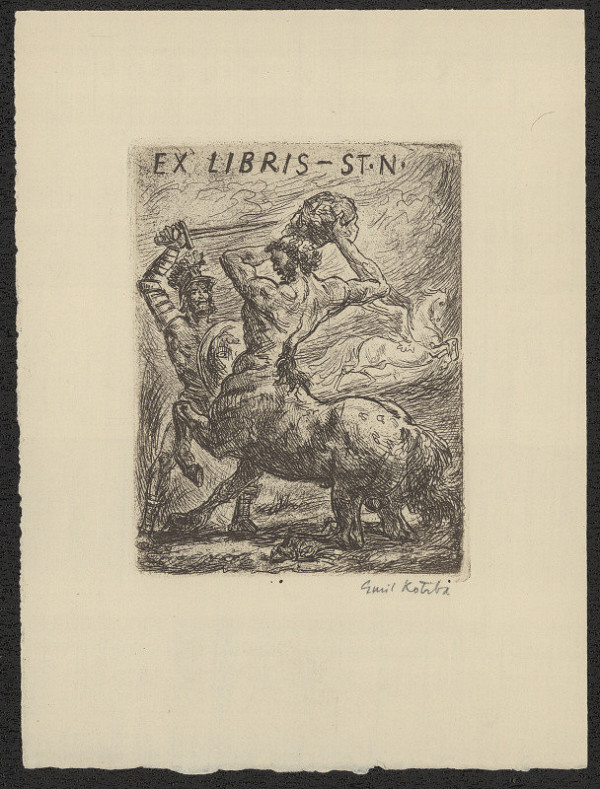 Emil Kotrba – Ex libris - St. N. 