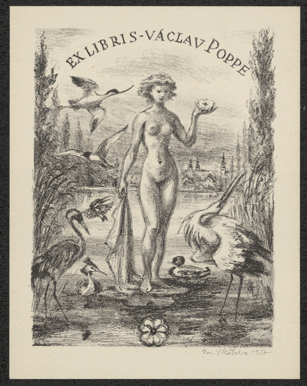 Emil Kotrba – Ex libris - Václav Poppe 