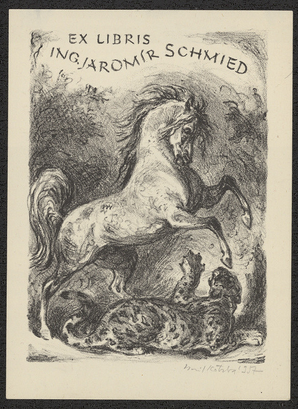 Emil Kotrba – Ex libris ing. Jaromír Schmied 