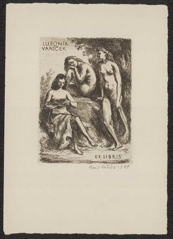 Emil Kotrba – Ex libris Lubomír Vaníček 