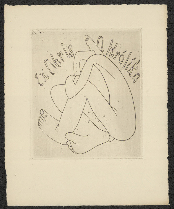 Rudolf Krajc – Ex libris O. Králíka 