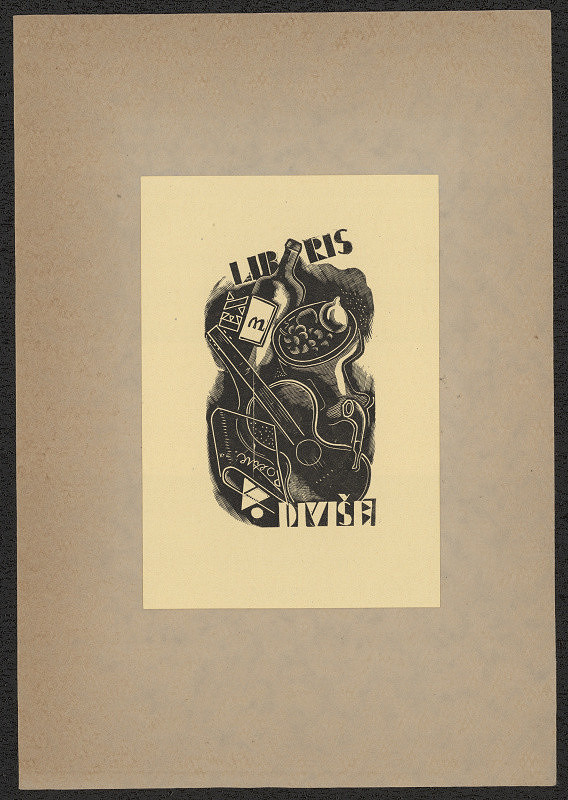 Rudolf Krajc – Ex libris V. Diviše 