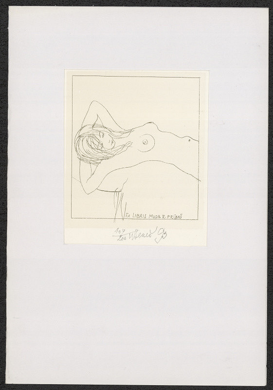 Karel Beneš/1932 – Exlibris MUDr. R. Príbyš 