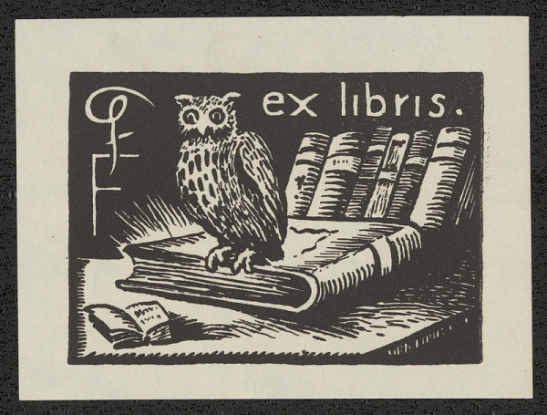 Josef Krejsa – S(?) F Ex libris 
