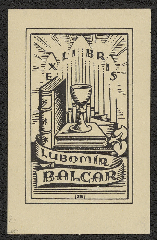 Jaro (Jaroslav) Beran – Exlibris Lubomír Balcar 