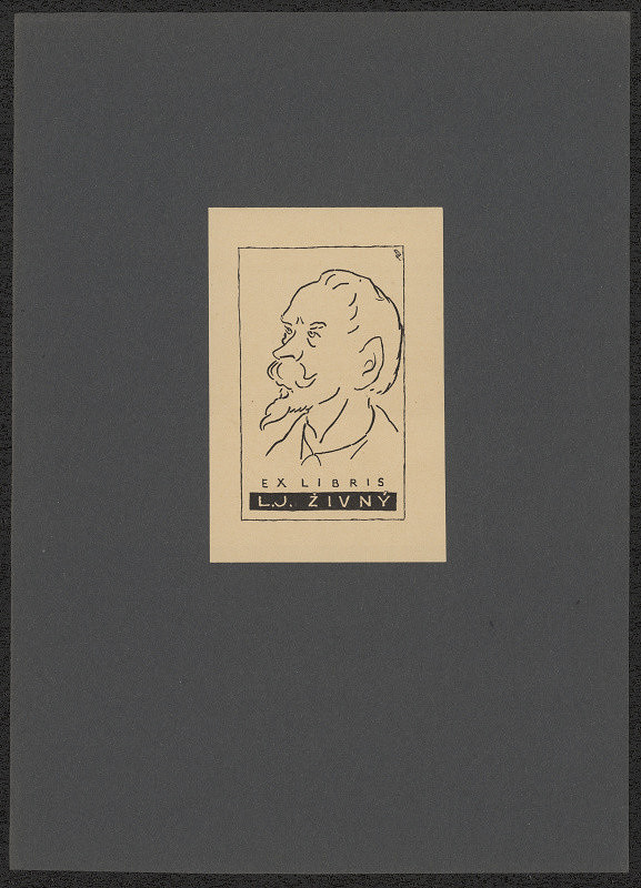 Zdeněk Kratochvíl (pseud. T.R. Chvojka) – Ex libris J.L. Živný 