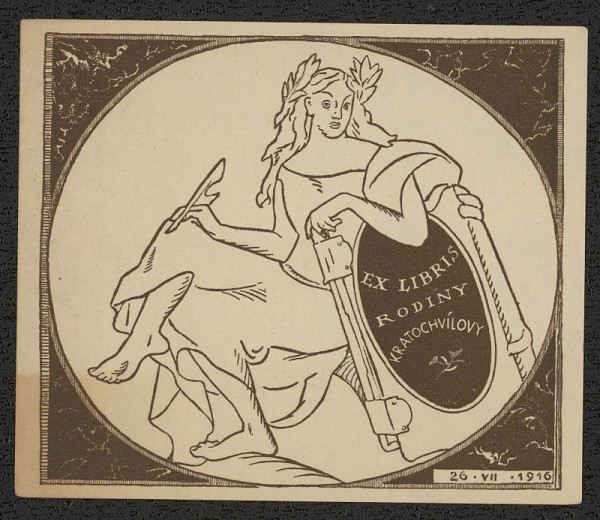 K. Kratochvíl – Ex libris rodiny Kratochvílovy 