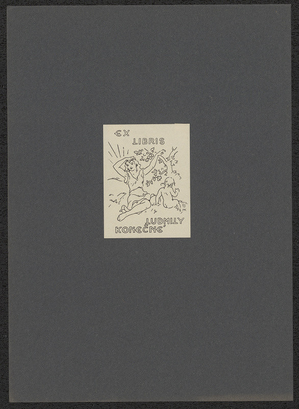 Marcel Krasický – Ex libris Ludmily Konečné 