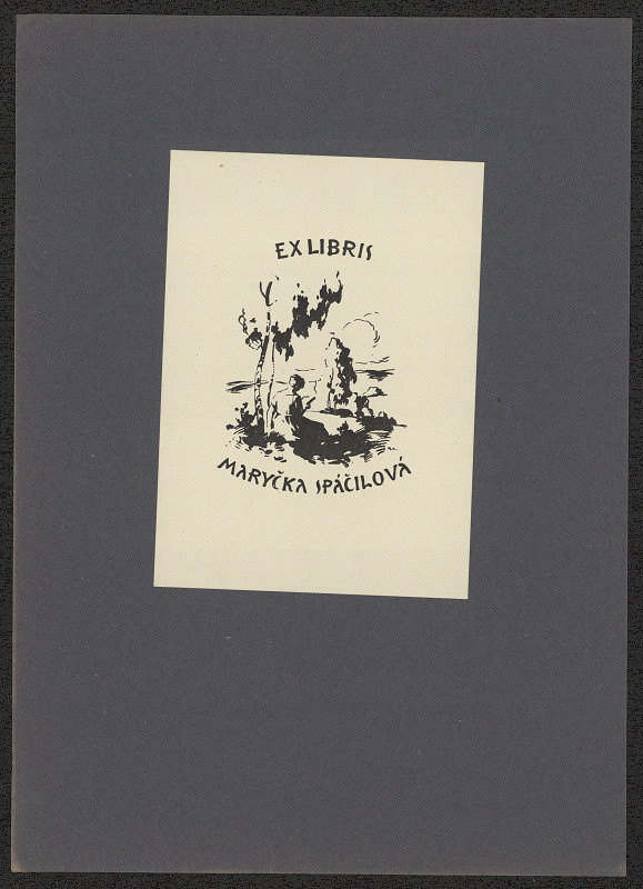 Marcel Krasický – Ex libris Maryčka Spáčilová 