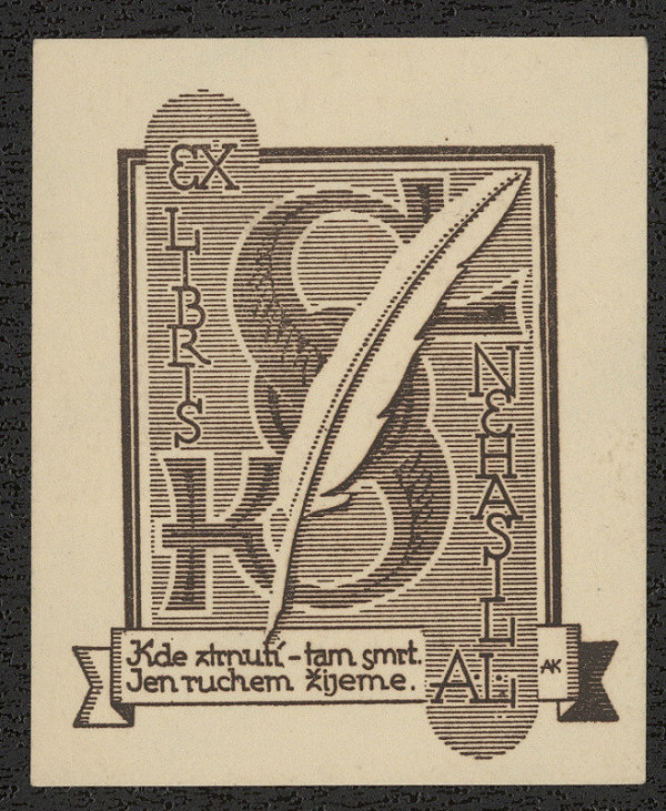 A. Krawcec, Hanka Kratký – Ex libris Nehasila 