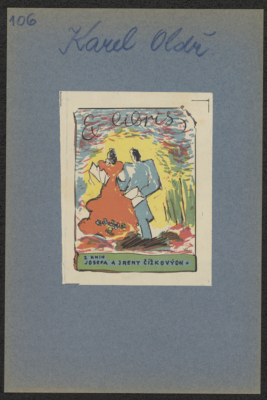 Jaroslav Krcal – Ex libris Z knih Josefa a Ireny Čížkových 