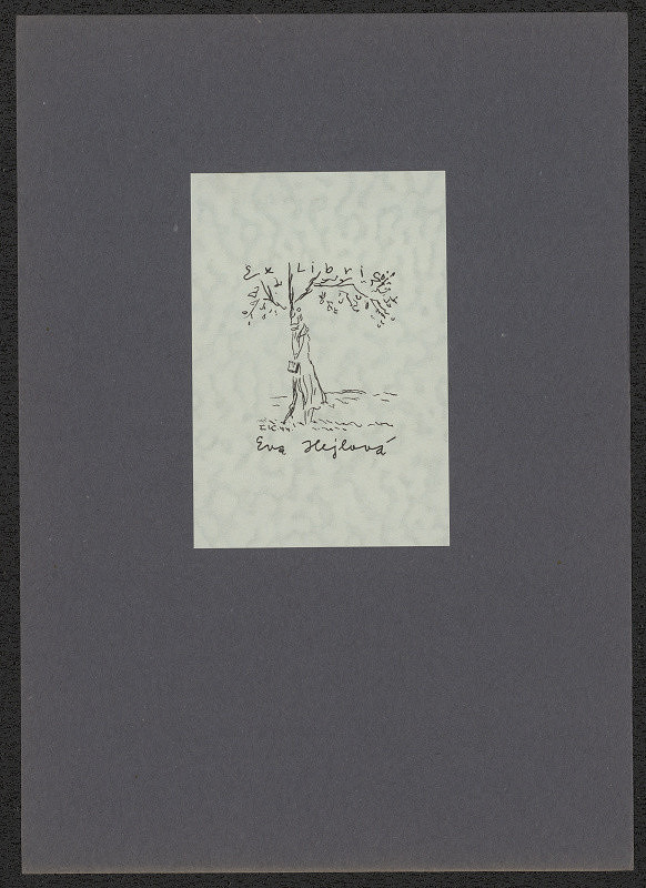 Eduard Krejčí – Ex libris Eva Hejlová 