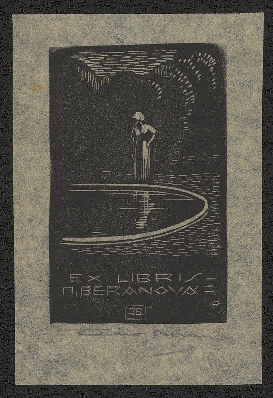 Jaro (Jaroslav) Beran – Exlibris M. Beranová 