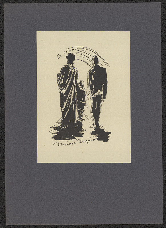 Eduard Krejčí – Ex libris Marie Krejčí 
