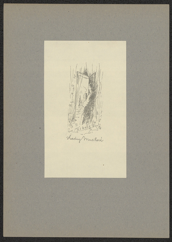 Eduard Krejčí – Ex libris Hedy Musilové 