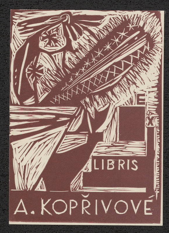 Josef Krejčiřík – Ex libris A. Kopřivové 