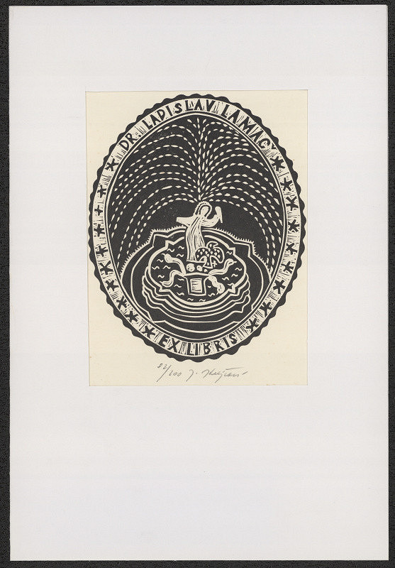 Jana Krejčová – Ex libris Dr. Ladislav Lamač 