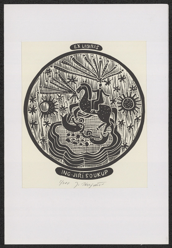 Jana Krejčová – Ex libris Ing. Jiří Soukup 