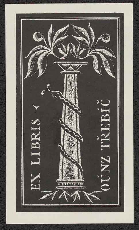 Božena Kremláčková-Kjulleněnová – Ex libris OÚNZ Třebíč 