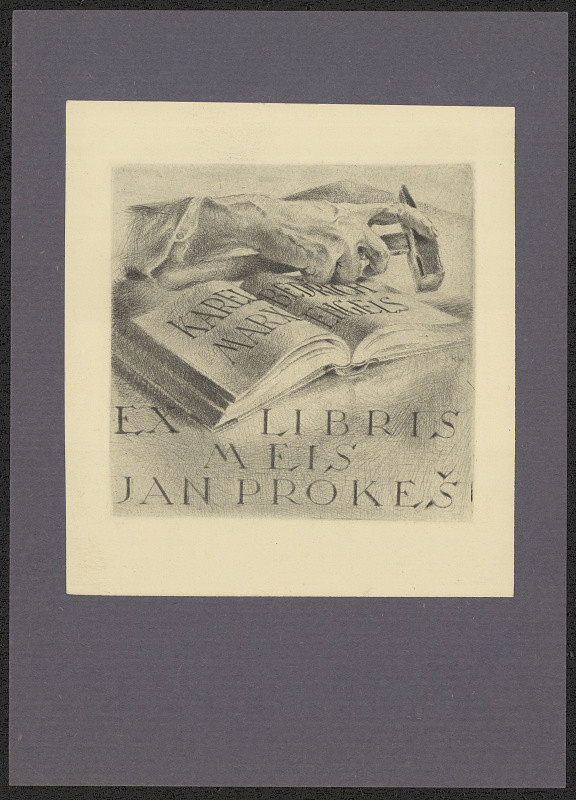 Vladimír Kristin – Ex libris M Eis Jan Prokeš 