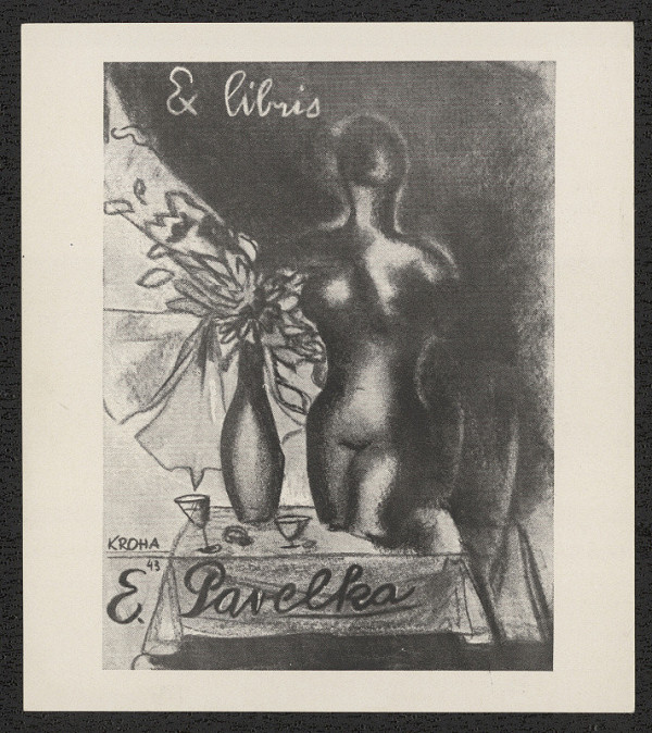 Jiří Kroha – Ex libris E. Pavelka