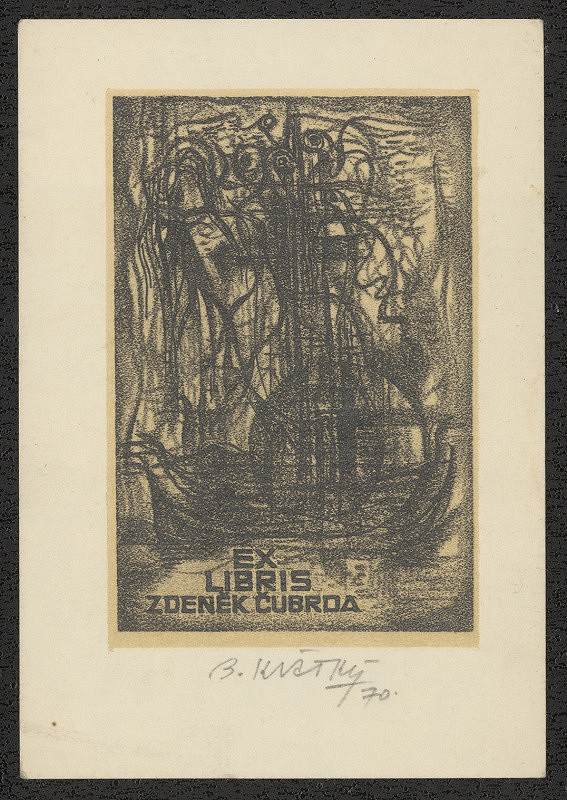 Bohumil Krátký – Ex libris Zdeněk Čurda 