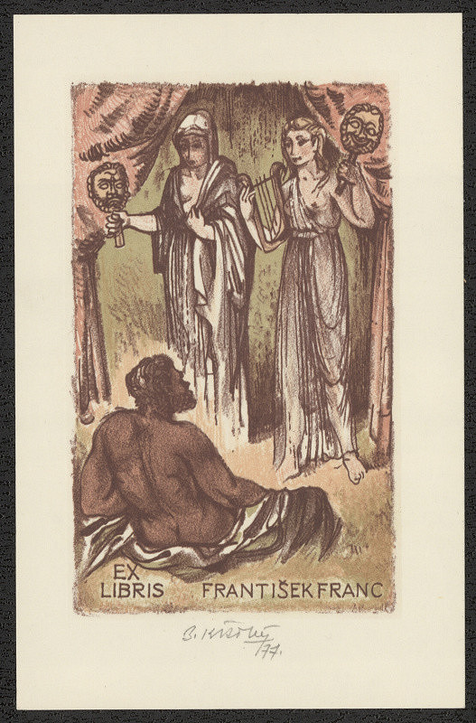 Bohumil Krátký – Ex libris František Franc 