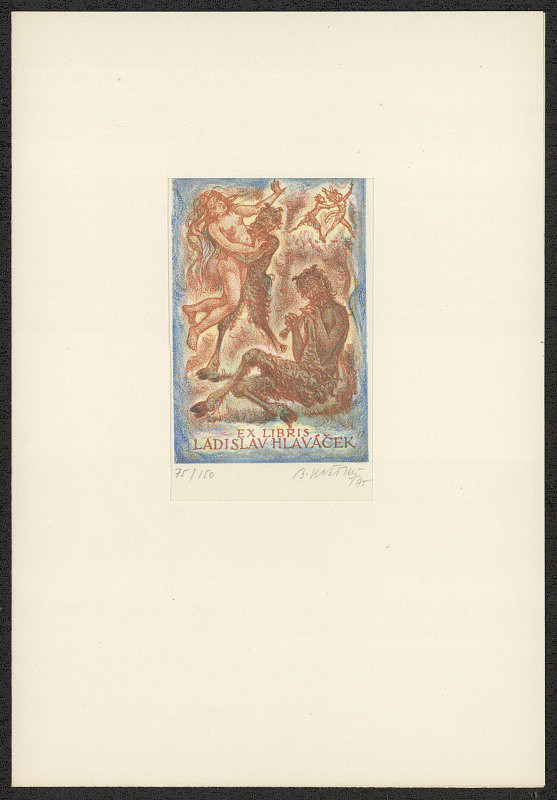 Bohumil Krátký – Ex libris Ladislav Hlaváček 