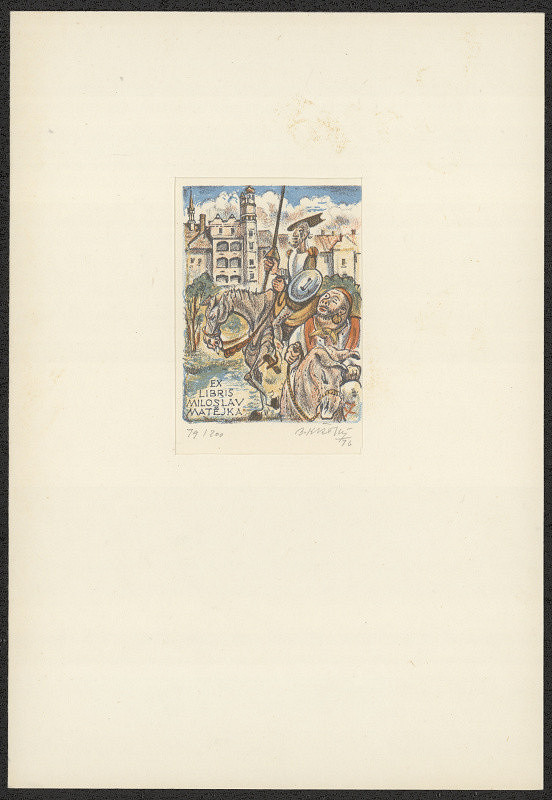 Bohumil Krátký – Ex libris Miloslav Matějka 