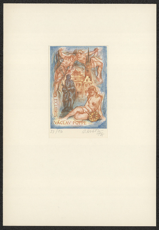 Bohumil Krátký – Ex libris Václav Poppe 
