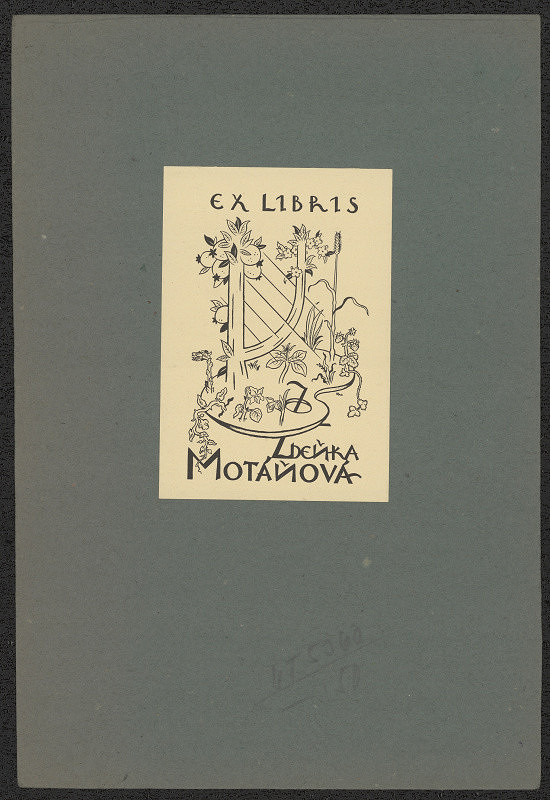 Bohumil Krs – Ex libris Zdeňka Motaňová 