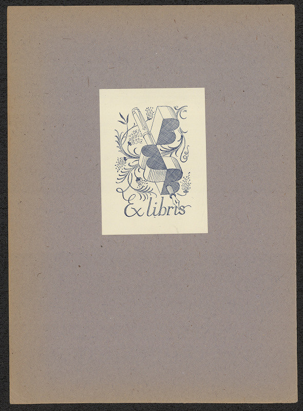 Rudolf (Ruda) Kubíček – Ex libris BBB 