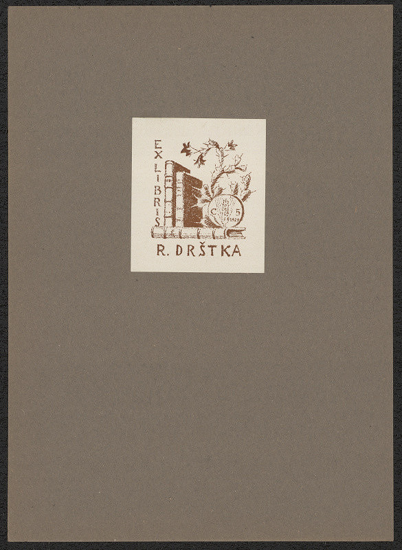 Rudolf (Ruda) Kubíček – Ex libris R. Drštka 