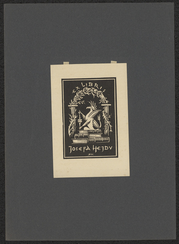 Rudolf (Ruda) Kubíček – Ex libris Josefa Hejdy 