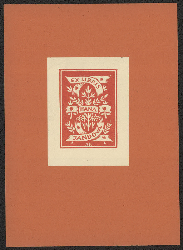 Rudolf (Ruda) Kubíček – Ex libris Hana Jandová 