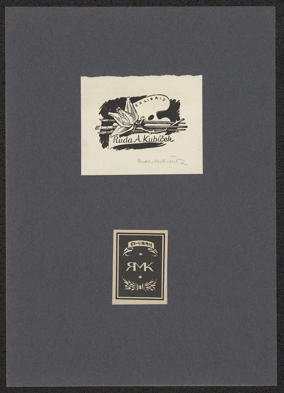 Rudolf (Ruda) Kubíček – Ex libris Ruda Kubíček 