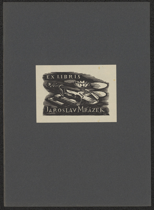 Rudolf (Ruda) Kubíček – Ex libris Jaroslav Mrázek 