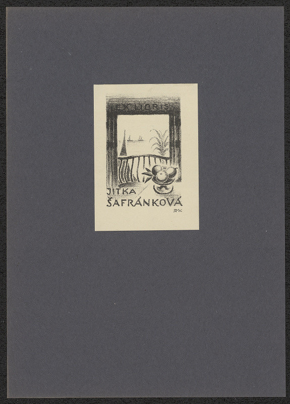 Rudolf (Ruda) Kubíček – Ex libris Jitka Šafránková 