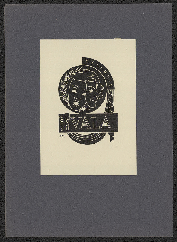 Rudolf (Ruda) Kubíček – Ex libris Miloš Vala 