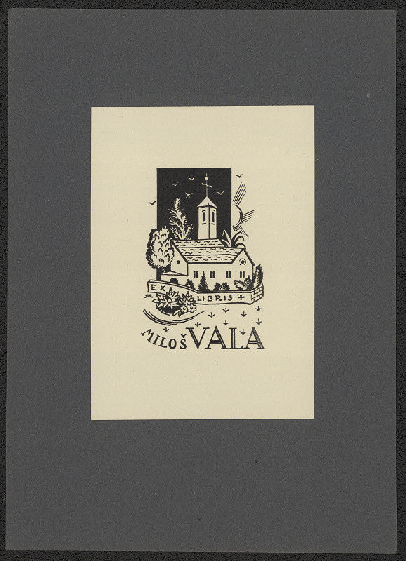 Rudolf (Ruda) Kubíček – Ex libris Miloš Vala 